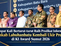 Empat Kali Berturut-turut Raih Predikat Informatif, Pemkab Labuhanbatu Kembali Ukir Prestasi di KI Award Sumut 2026