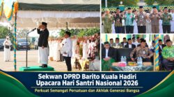 Sekwan DPRD Barito Kuala Hadiri Upacara Hari Santri Nasional 2026, Perkuat Semangat Persatuan dan Akhlak Generasi Bangsa