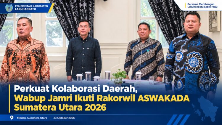 Perkuat Kolaborasi Daerah, Wabup Jamri Ikuti Rakorwil ASWAKADA Sumatera Utara 2026