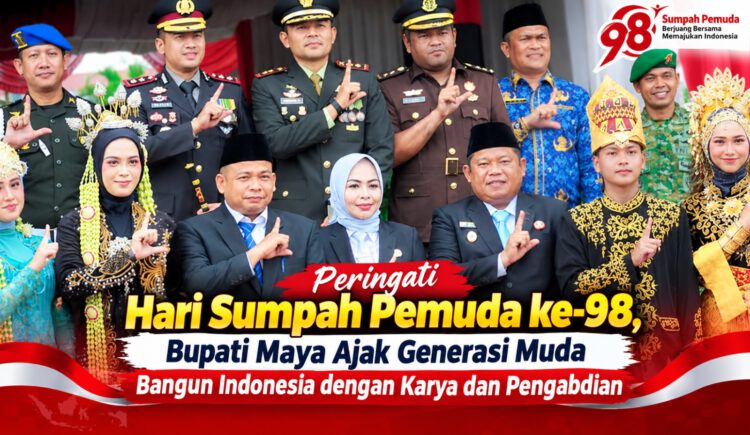 Peringati Hari Sumpah Pemuda ke-98, Bupati Maya Ajak Generasi Muda Bangun Indonesia dengan Karya dan Pengabdian