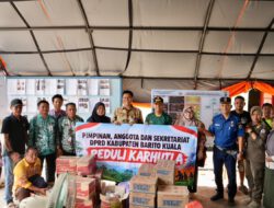 Peduli Penanganan Karhutla, Sekretariat DPRD Barito Kuala Salurkan Bantuan untuk Posko Karhutla